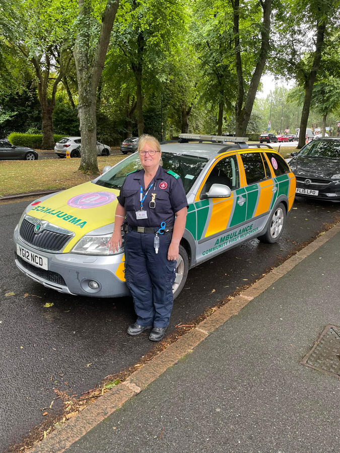 Helen on duty in RC8164